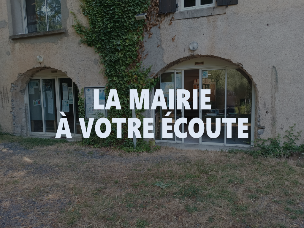 La mairie à votre écoute